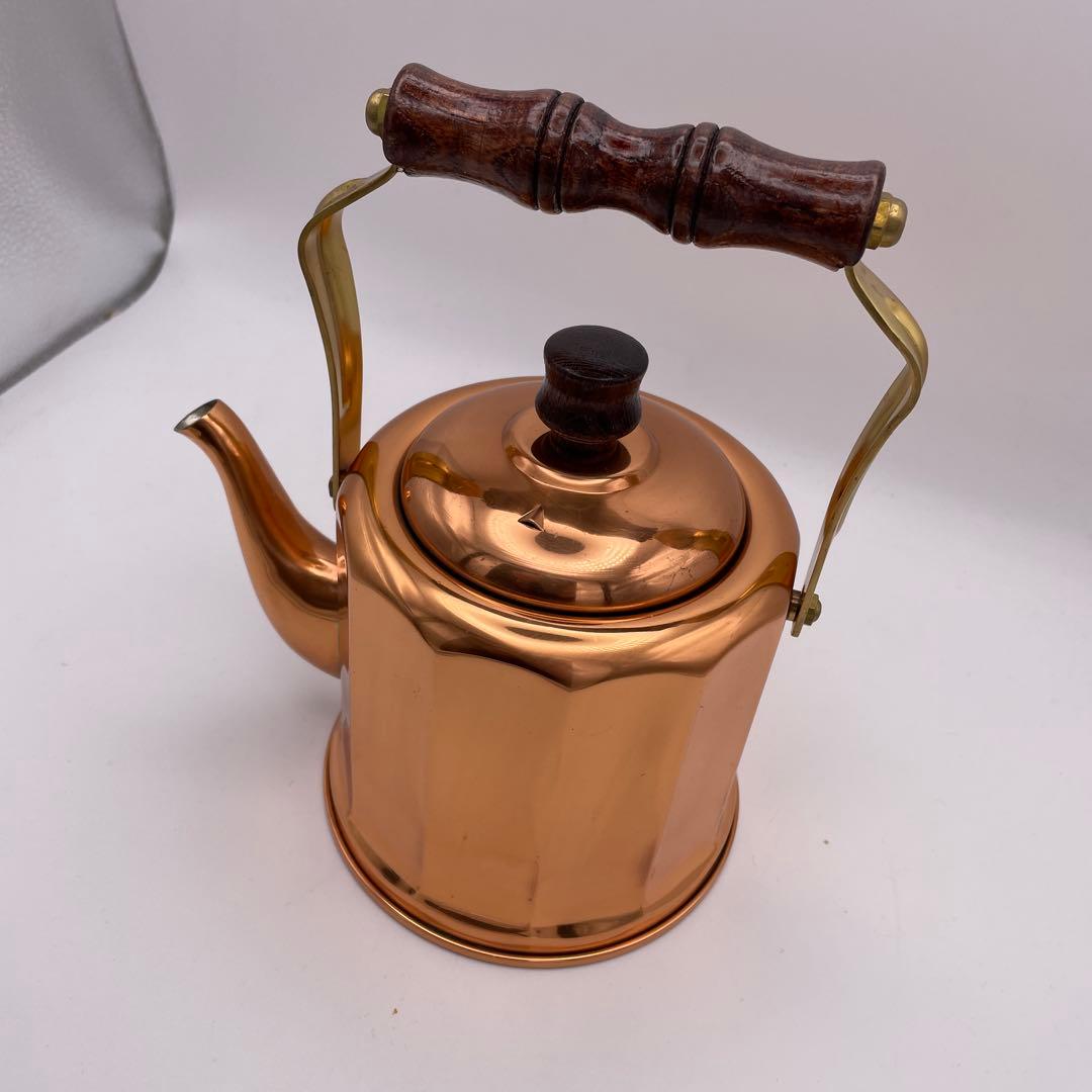 【純銅ケトル】カパーメイト ロワイヤル やかん　1.2L※未使用長期保管品②
