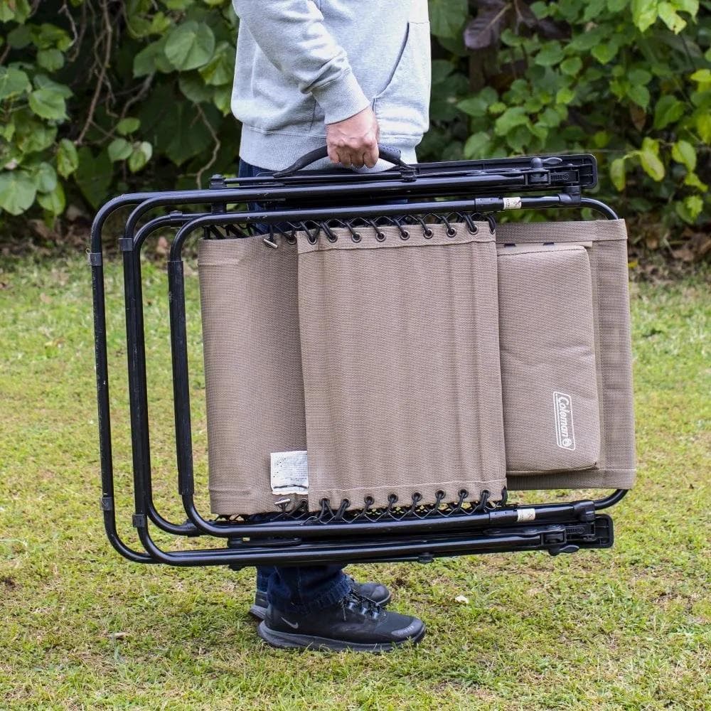 新品未使用　Coleman リクライニングチェア ベージュ