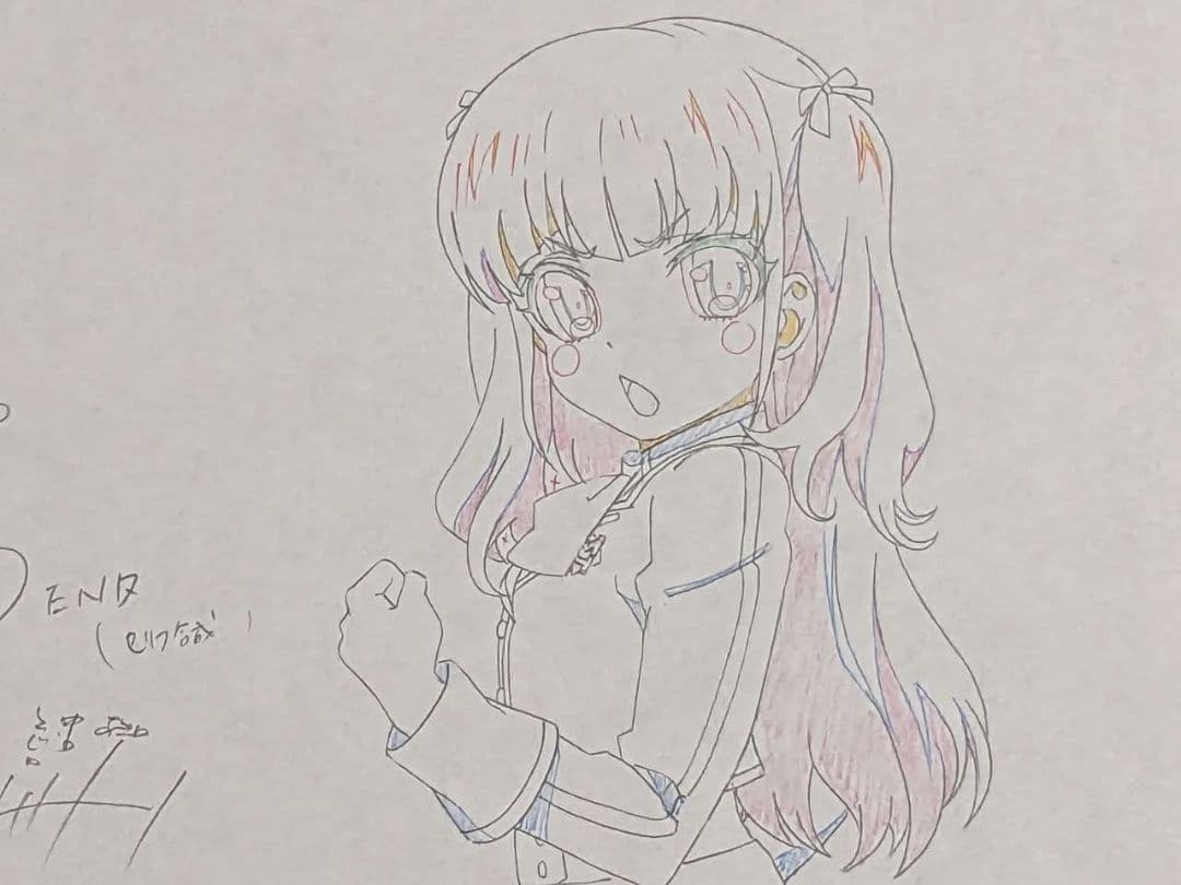 凪のあすから　生原画　久沼さゆ