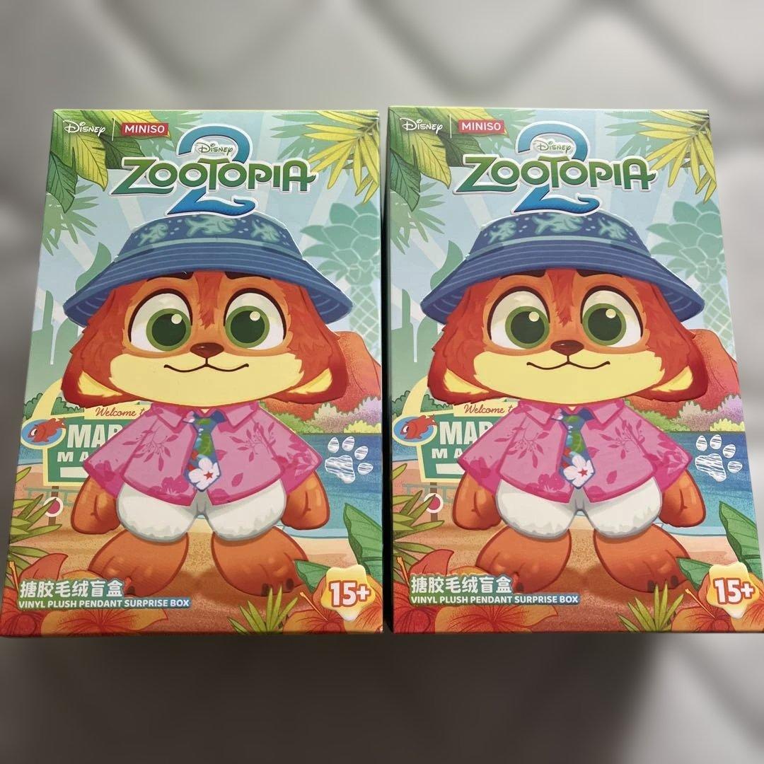 MINISO ズートピア2 バッグチャーム　2つセット