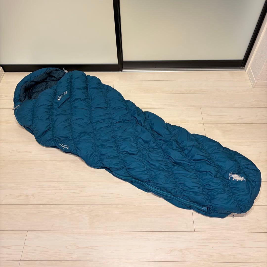 【美品】モンベル U.L.スーパースパイラルダウンハガー800 #3 900#5