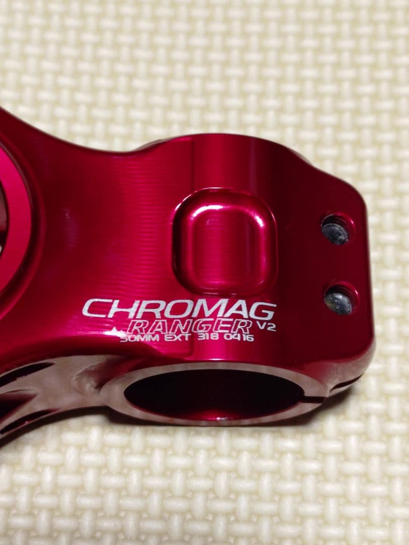 CHROMAG RANGER STEM V2 レッド　50mm 31.8 ステム