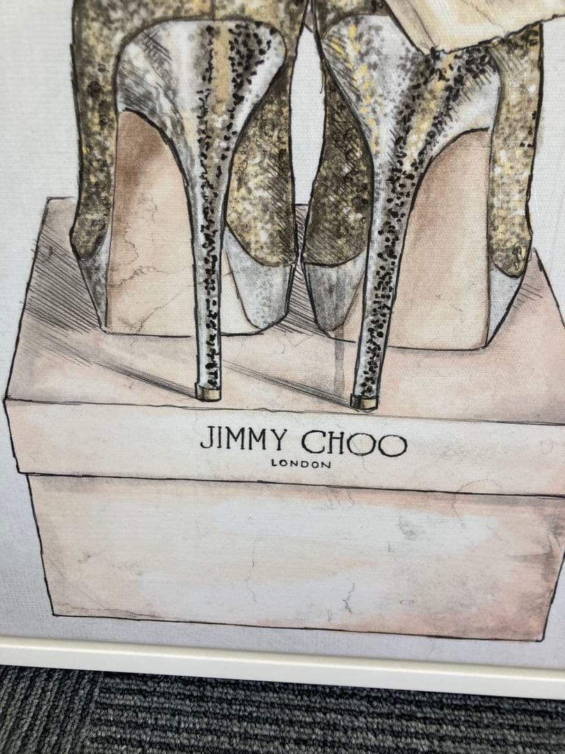 Oliver Gal. JIMMY CHOO キャンバスアート フレーム付き絵画