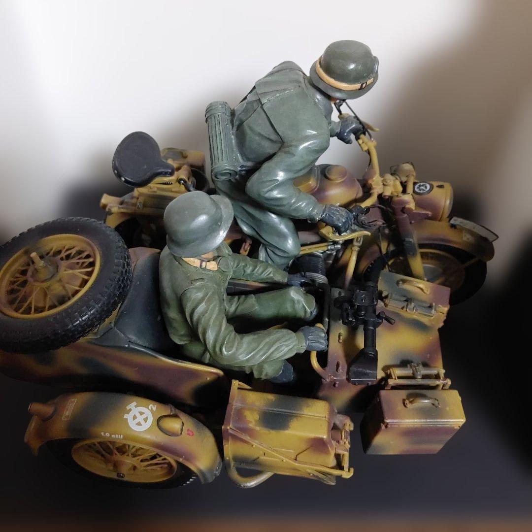 ツェンダップKS750 シュコー X タミヤ　1／10 フィギュア