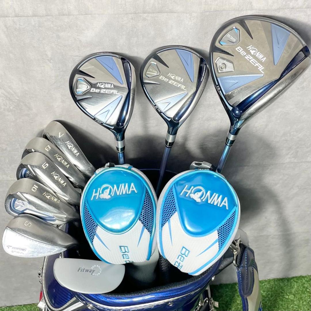 ホンマ ビジール HONMA レディース L ゴルフクラブセット 9本 右 良品