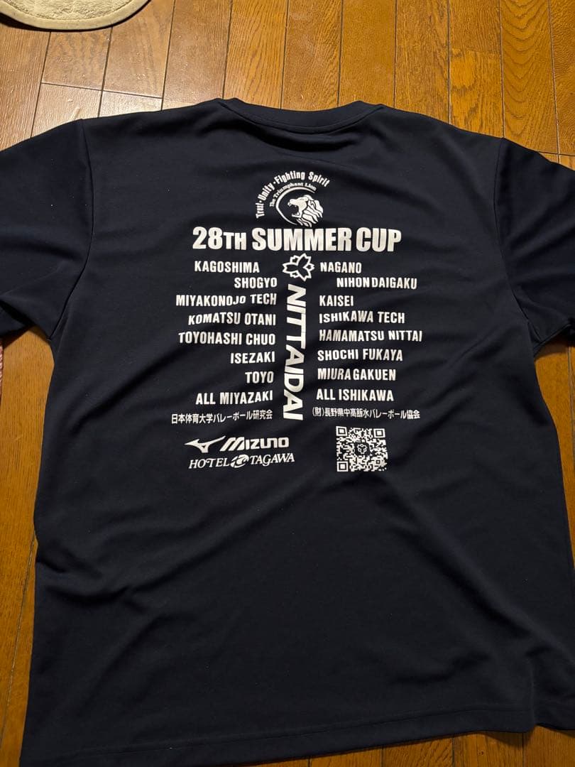 日体大28th SUMMER CUP バレーボールTシャツ非売品