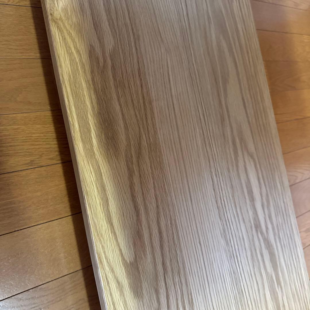 無印良品 ステンレスユニットシェルフ オーク材　ワイド 小 3段