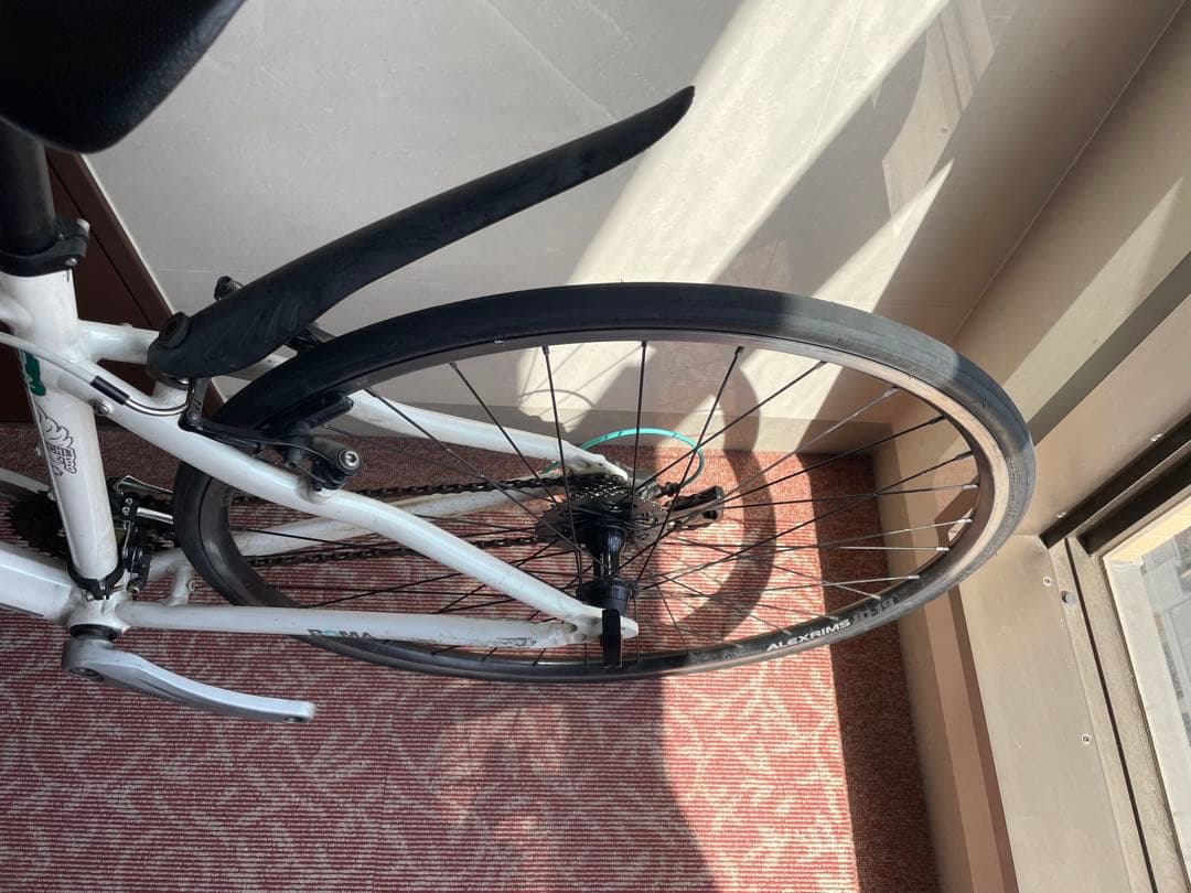 u5　bianchiビアンキRomaⅣ パールホワイトサイズ46