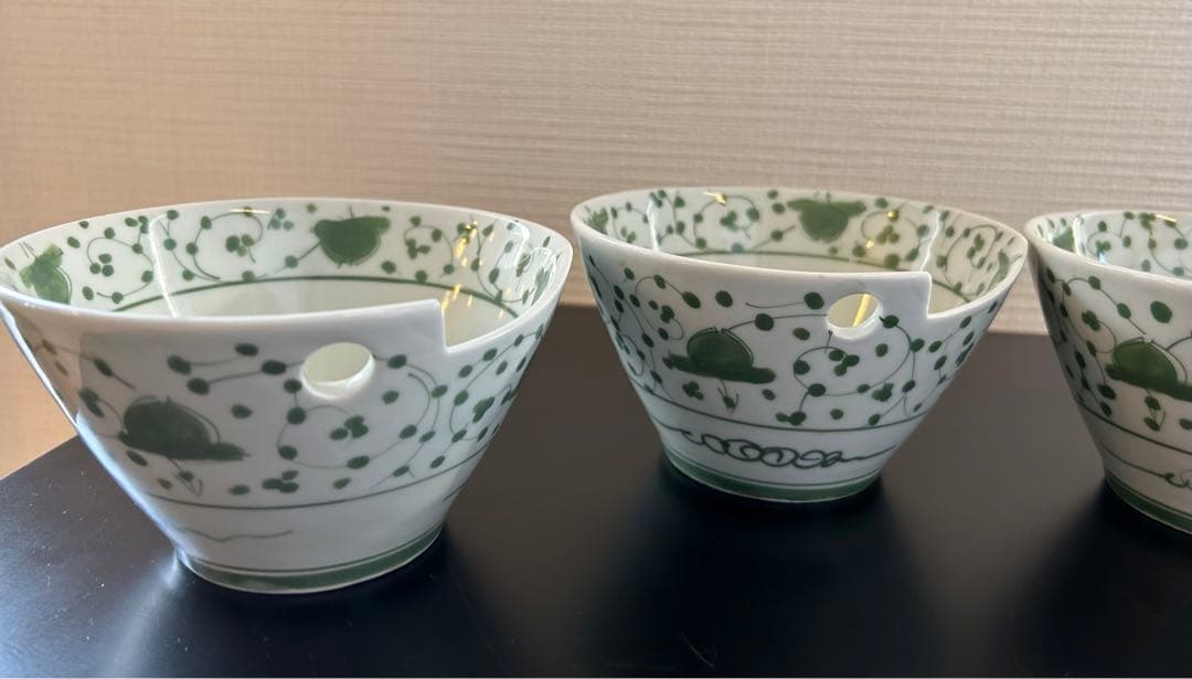 ベトナム　バッチャン焼き　どんぶり　レンゲ　小物入れ付き　食器