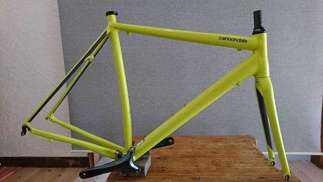 cannondale optimoのフレームフォーク オリジナル塗装