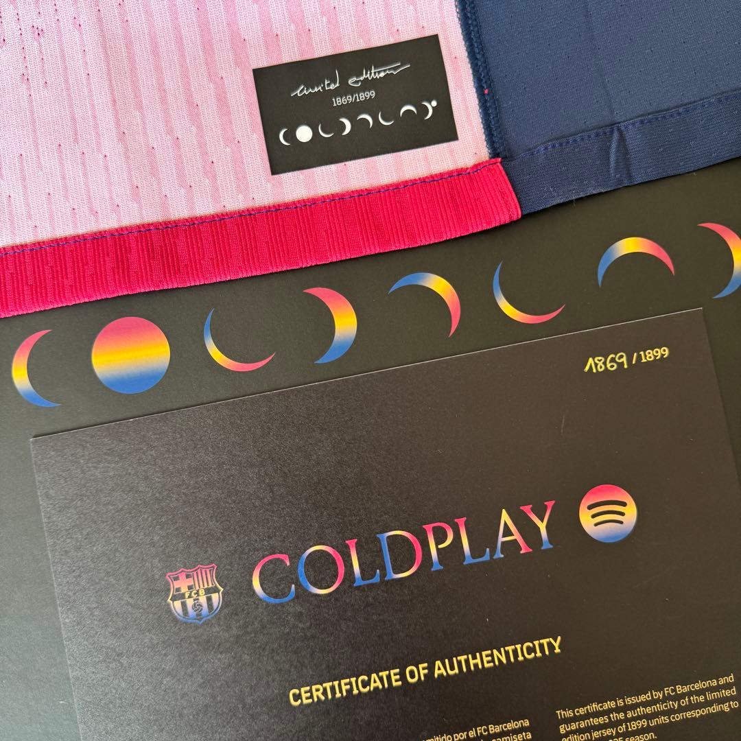 世界限定1899枚｜FC Barcelona x Coldplay ユニフォーム