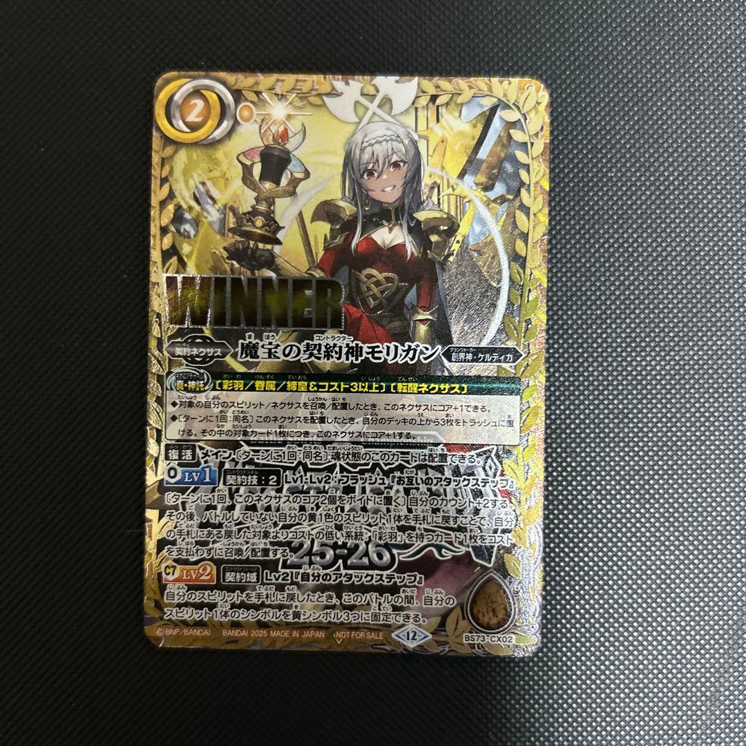 魔宝の契約神モリガン winner