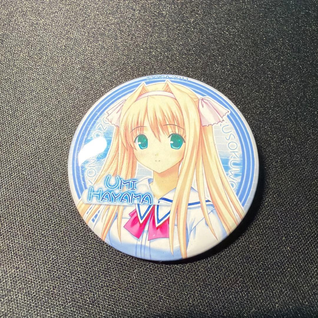 この青空に約束を　羽山海己　缶バッジ　希少