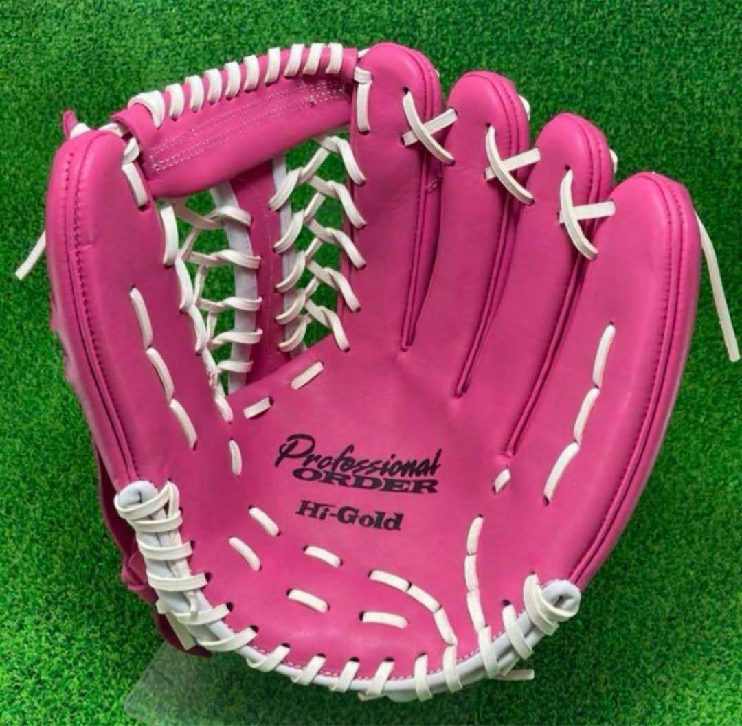 ハイゴールド HI-GOLD 外野手用 硬式野球　外野 グローブ 右投げ 355