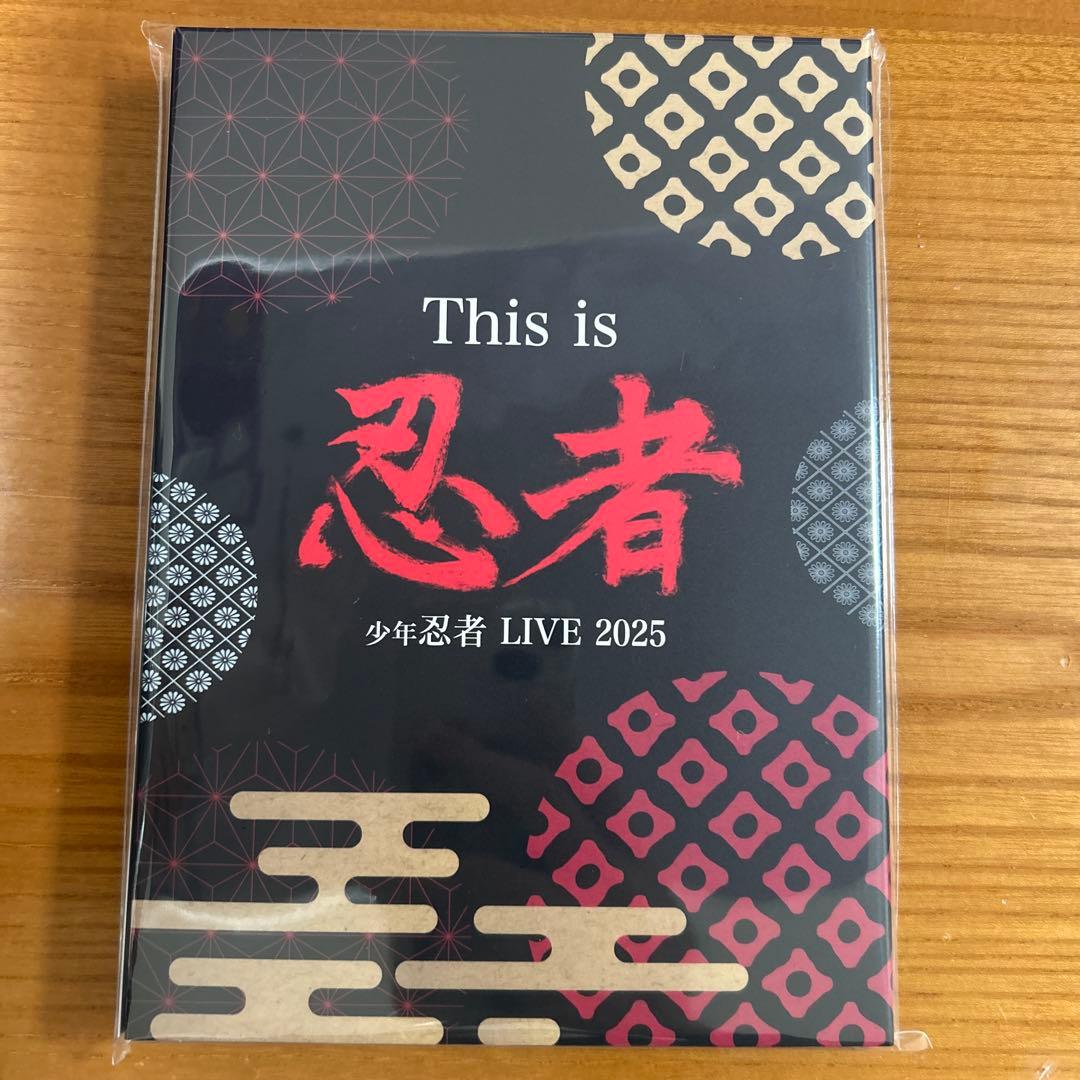 This is 忍者 少年忍者 LIVE 2025 Blu-Ray盤