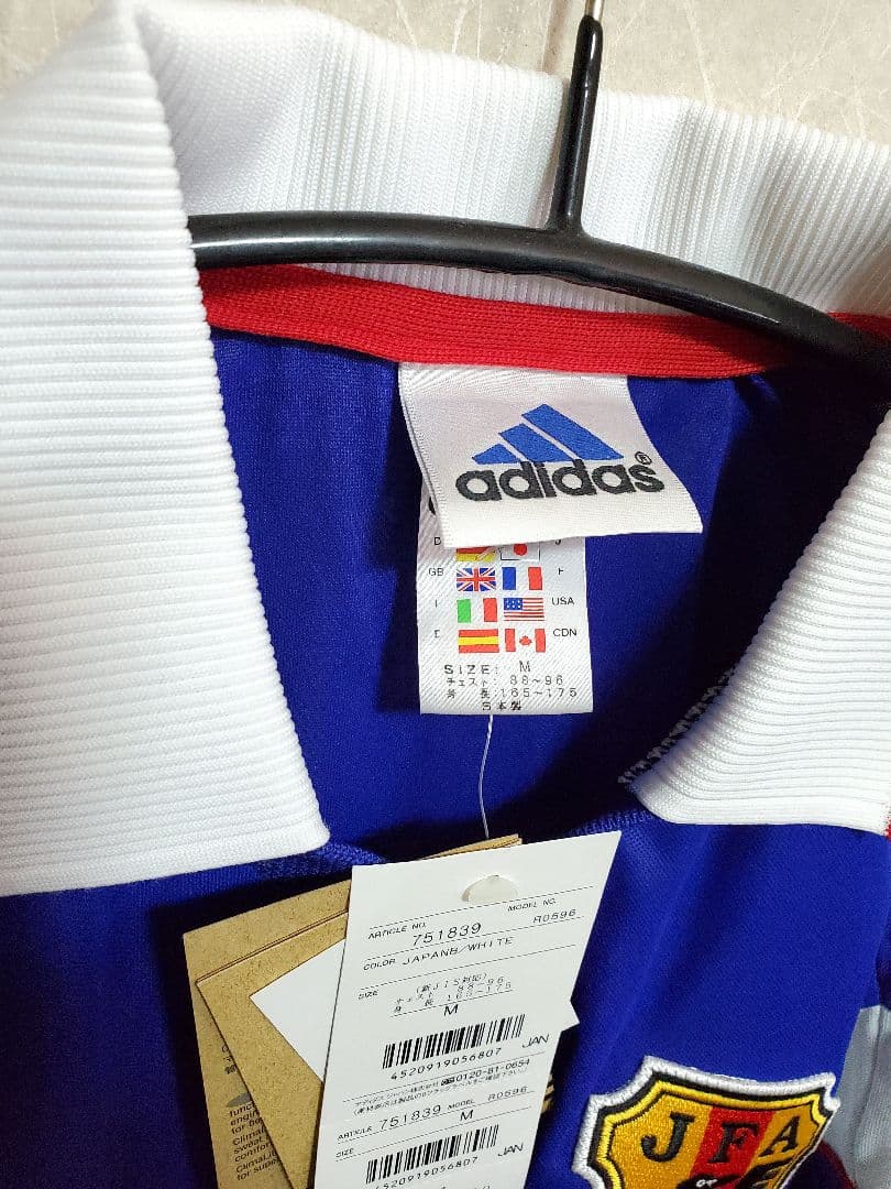 新品 adidas 00's サッカー 日本代表 ユニフォーム デッドストック