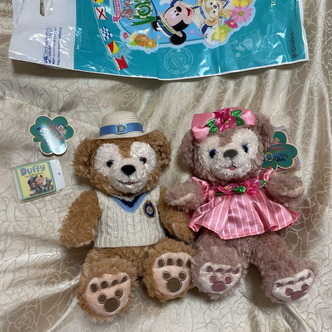 ダッフィー ぬいぐるみ　シェリーメイ　ペア　ミニブック付き　新品