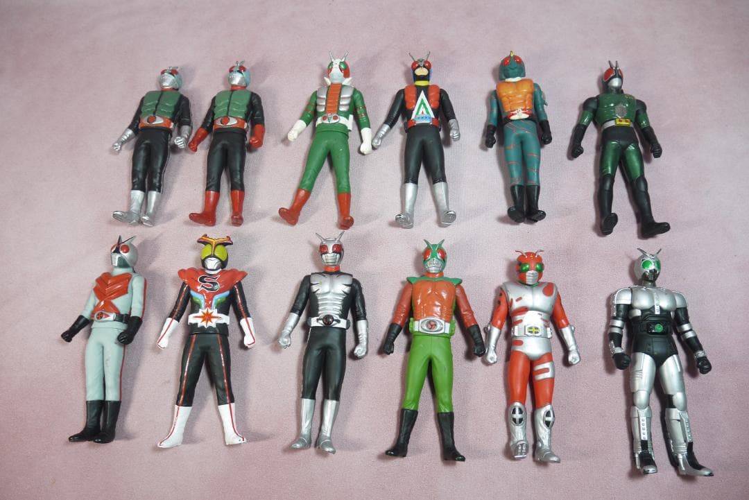 レジェンドライダーシリーズ　昭和シリーズ　ソフビ12体