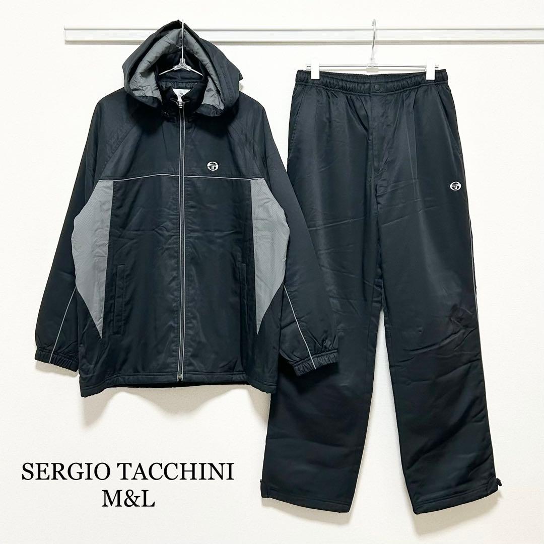0572 SERGIO TACCHINI セットアップ M&Lサイズ 中綿 刺繍